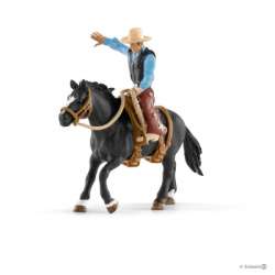 Schleich 41416 Kowboj ujeżdżający dzikiego konia (SLH 41416) - 1