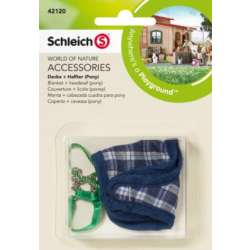 Schleich granatowa derka z kantarem (GXP-514031) - 1
