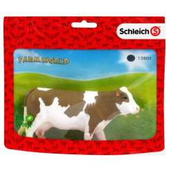 Schleich 13801-S krowa rasy Simentalskiej w saszetce (GXP-840109) - 1