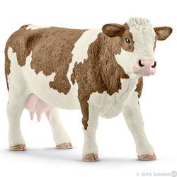 Schleich 13801 krowa rasy Simentalskiej (GXP-552402) - 1